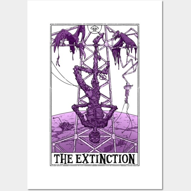 The Extinction Tarotesque (Light) Wall Art by Rusty Quill